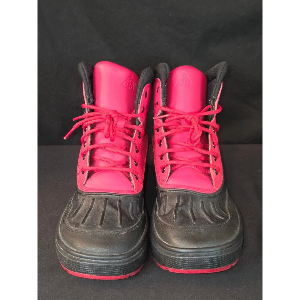 Nike Woodside ACG Kids Size 7‎ Youth Winter Snow Boots Pink Black